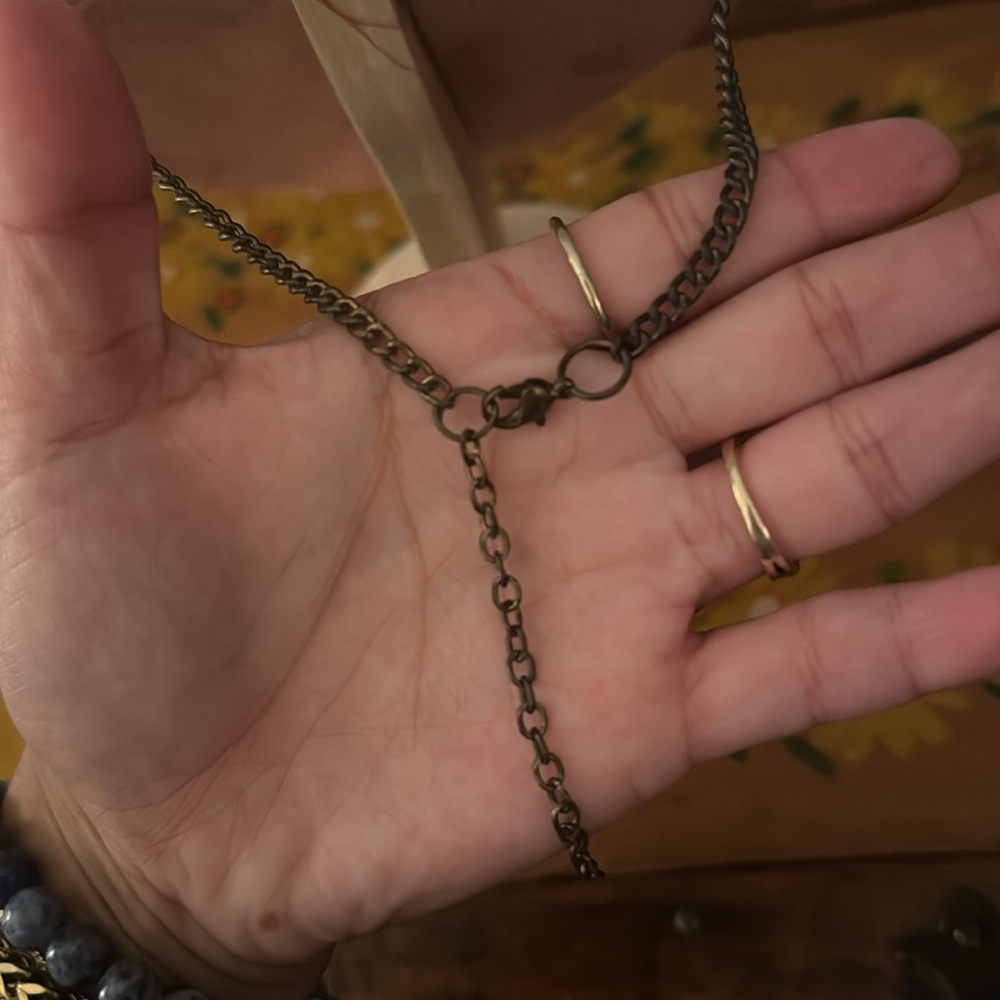 Multicolor Beaded Statement Necklace Boho - image 4